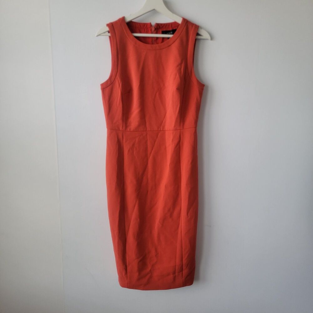 J.crew womens Sheath dress in four-season stretch size 6 Lined‎ bk699